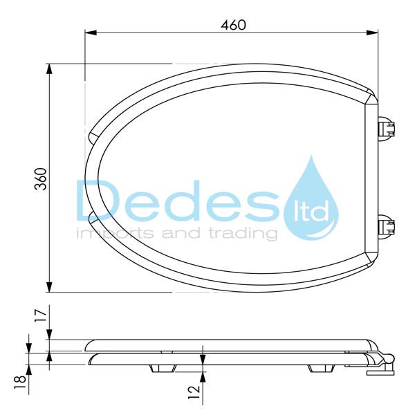 ΦΩΤΟΓΡΑΦΙΑ 2 ΚΑΛΥΜΜΑ ΛΕΥΚΟ ΑΜΕΑ W/C Β/Τ DISABILI ΑΠΟ MDF 445x370 UNIVERSAL ΜΕΤΑΛΛΙΚΟ ΣΤΗΡΙΓΜΑ ΣΕ ΚΟΥΤΙ ΙΤΑΛΙΑΣ