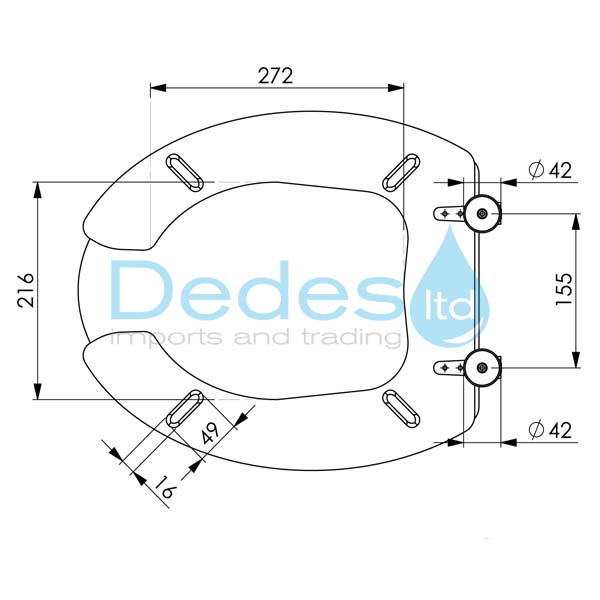 ΦΩΤΟΓΡΑΦΙΑ 3 ΚΑΛΥΜΜΑ ΛΕΥΚΟ ΑΜΕΑ W/C Β/Τ DISABILI ΑΠΟ MDF 445x370 UNIVERSAL ΜΕΤΑΛΛΙΚΟ ΣΤΗΡΙΓΜΑ ΣΕ ΚΟΥΤΙ ΙΤΑΛΙΑΣ