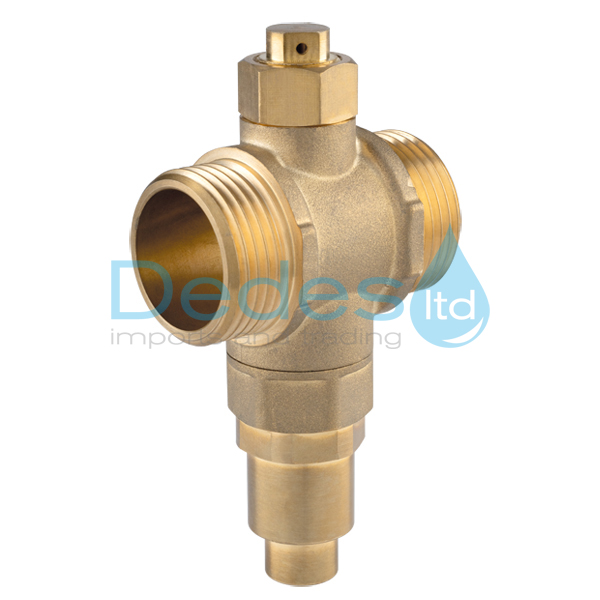 ΒΑΛΒΙΔΑ ΑΝΤΙΠΑΓΩΤΙΚΗ FERRO AFV25 1" DN25 ΑΡΣ. ΜΕ ΑΙΣΘΗΤ. OPEN 3˚C - CLOSE 4˚C ΓΙΑ ΑΝΤΛΙΕΣ ΘΕΡΜΟΤΗΤΑΣ