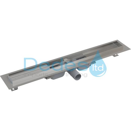 ΣΙΦΩΝ ΝΤΟΥΣ ΕΥΘΥΓΡAM. Φ40 APZ106-550 ALCAPLAST ΑΝΟΞ.ΑΤΣΑΛΙ PROFES.LOW L=610mm G=60mm H1=65 H2=80-106